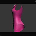 Stylish Pink Sleeveless Top With Ruched Design And Flower Decoration For Women