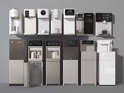 Modern Home Electrical Appliances With Various Designs And Practical Features For Daily Living 3d model