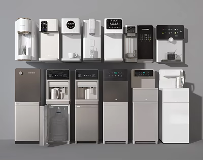 Modern Home Electrical Appliances With Various Designs And Practical Features For Daily Living 3d model