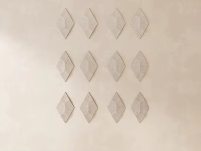Modern carved plaster line carved components 3d model