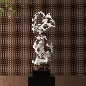 Modern Taihu Stone 3d model