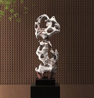 Modern Taihu Stone 3d model