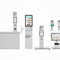 Commercial Retail Equipment Including Self Service Terminals Touchscreen Displays And POS Systems With Various Sizes