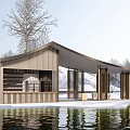 Modern Station Landscape Pavilion Landscape Architecture Station Architecture Pavilion Corridor 3d model