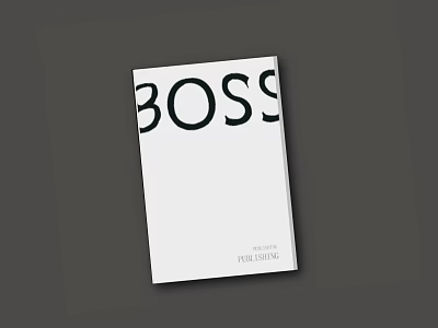 BOSS Magazine The New Issue Volume 1 With White Cover Design 3d model