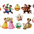 Classic Nintendo Game Characters Hanging Decorative Ornaments For Home Decor