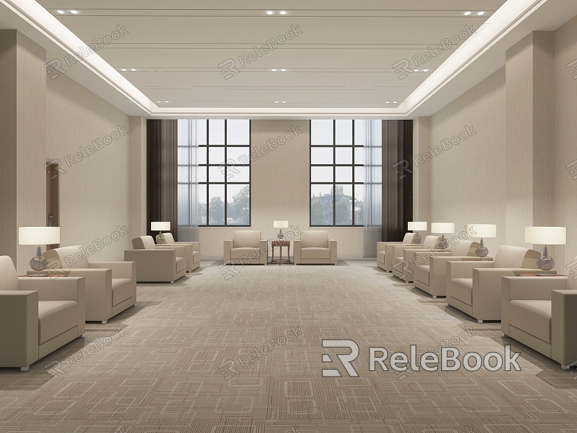 Modern Reception Room model