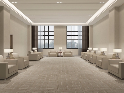 Modern Reception Room model