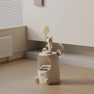 Modern bedside table 3d model