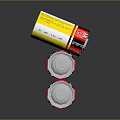 High Performance AA Alkaline Batteries For Household Supplies With Silver Yellow Red Design