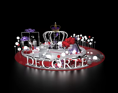 Modern Meichen Cosmetic Brand Christmas Decoration 3d model