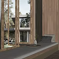 -Silent Wind, Middle and Ancient Wind, Floating Window 3d model