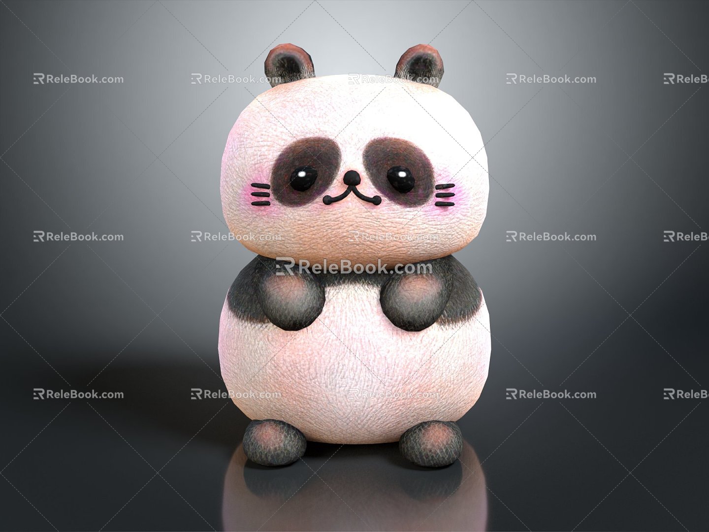 Modern Toy Muppet Toy Panda Muppet 3d model