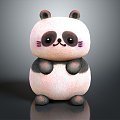 Modern Toy Muppet Toy Panda Muppet 3d model