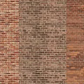 Multicolored Brick Wall Background With Red Brown Dark Brown And Light Brown Textured Patterns 3d model