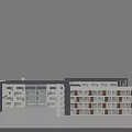 Modern School Buildings Complex With Multi Story Structure And Neatly Arranged Windows 3d model