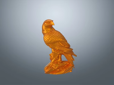 Eagle ornaments rose gold ornaments eagle 3d model