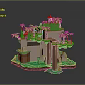 Game Environment Game Scene Fairy Tale Scene Fairy Tale Magic Scene Magic Item Fantasy Scene 3d model
