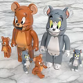 Tom and Jerry Cartoon Character Stuffed Toys With Different Sizes Collection