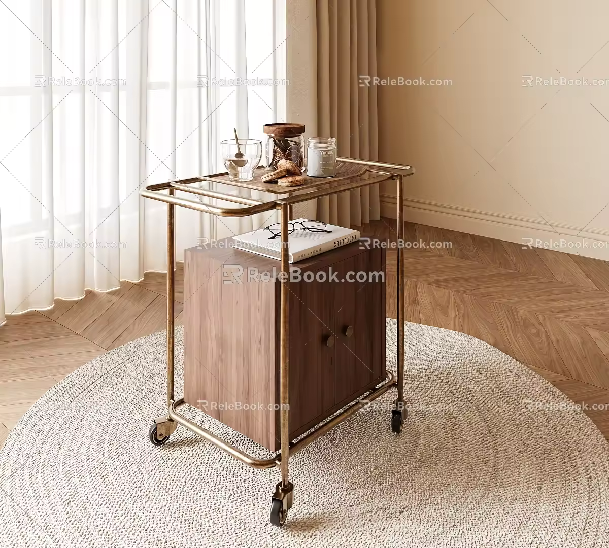 Modern Middle Ancient Style Side 3d model