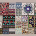 Ethnic Tibetan Pattern 3d model