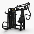 Heavy Duty Black Commercial Fitness Equipment For Professional Seated Chest Press Training