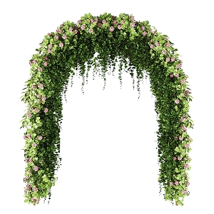 Modern Arch Plant Arch 3d model