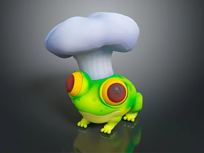 Frog Poison Frog Game Frog Reptile Cold Blooded Animal Reptile 3d model