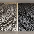 Textured Silver And Black Wall Surface With Natural Pattern For Interior Decoration 3d model