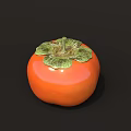 Persimmon Simulation Persimmon Ornaments 3d model