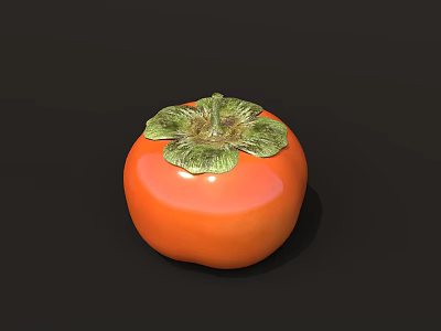 Persimmon Simulation Persimmon Ornaments 3d model