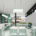 Modern YEAHTEA Bubble Tea Shop With Bright Interior And Green Plants