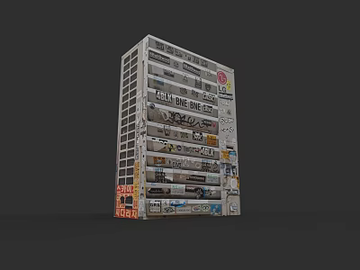 Efficient Modern Air Conditioner Fan With Multi Speed Settings And Quiet Design 3d model