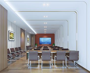 Modern Conference Room 3d model