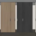 Modern Interior Sliding Doors With Various Colors And Wooden Panels