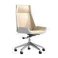 Modern Table And Chair Set With Black Leather Seat Wooden Accent And Metal Base Wheels