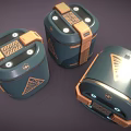 Science Fiction Explosives Science Fiction Explosives Explosive Box Explosives Dangerous Goods Contraband Biochemical Weapons Science Fiction Weapons Low Face Number Low Model Simple Model Video Level 3d model