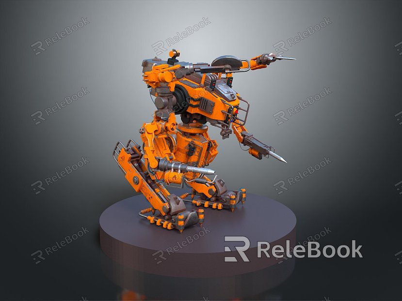 Mech Warrior Mech Soldier Machine Battlearm Mechanical Battlearm Machine Fighter Robot model