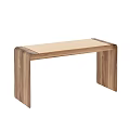 Modern Wooden Bench With Sleek Design For Home Interior Decor 3d model