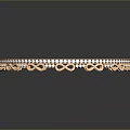Luxury Gold Bracelet With Exquisite Inlaid Small Pearls And Elegant Design