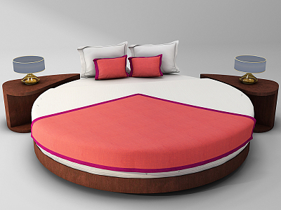 round bed model