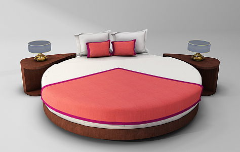 round bed 3d model