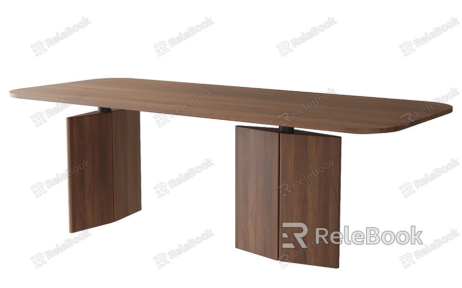 Dining table, desk, tea table model