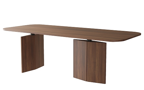 Dining table, desk, tea table 3d model