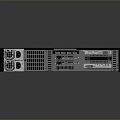 High Performance Black Computer Server Device With Rack Mountable Design And Ventilation Ports