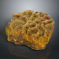 Natural Honeybee Honeycomb With Brownish Yellow Color And Intricate Hexagonal Cells