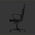 Black and Green Office Chair with High Back Ergonomic Design Armrests and Rolling Wheels