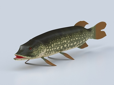 Modern Fish 3d model