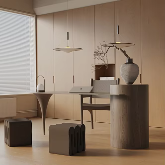 Modern dining table 3d model