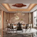New Chinese-style private room box 3d model
